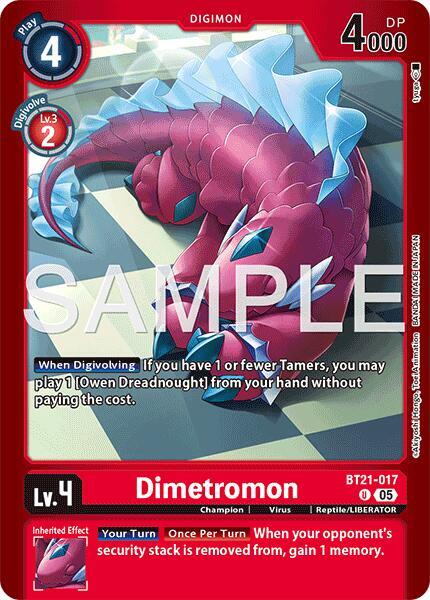 Dimetromon - BT21-017 card image