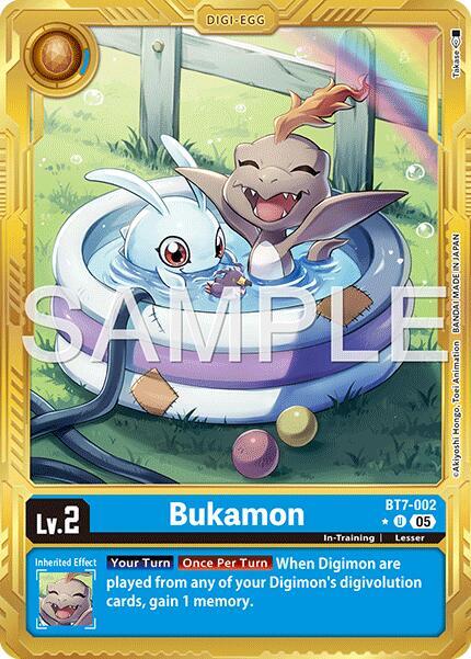 Bukamon (Gold Border) card image