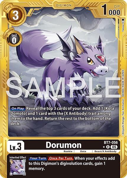 Dorumon (Gold Border) card image