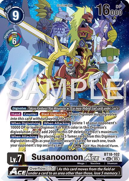 Susanoomon ACE (Alternate Art) card image