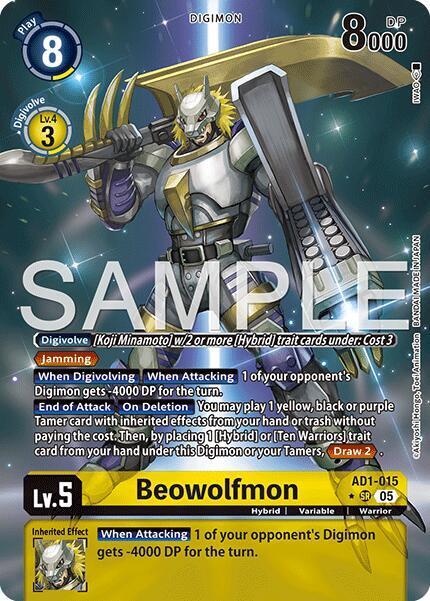 Beowolfmon (Alternate Art) card image