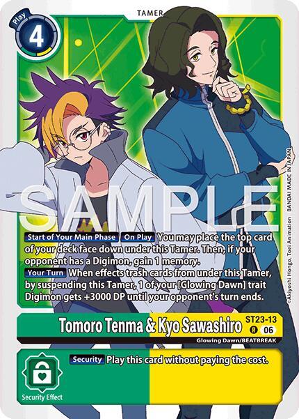 Tomoro Tenma & Kyo Sawashiro card image
