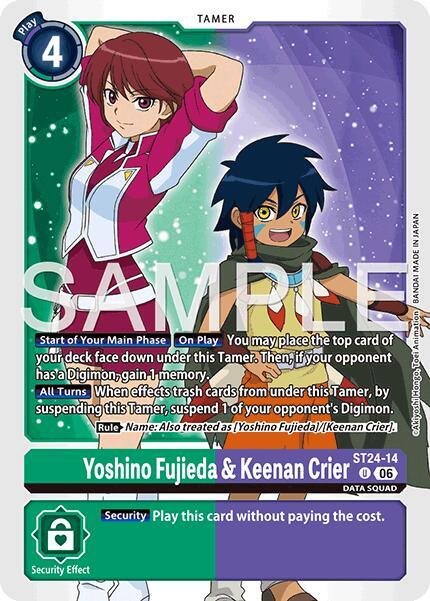 Yoshino Fujieda & Keenan Crier card image