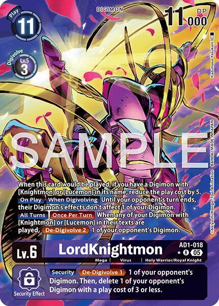 LordKnightmon - AD1-018 (Alternate Art) card image