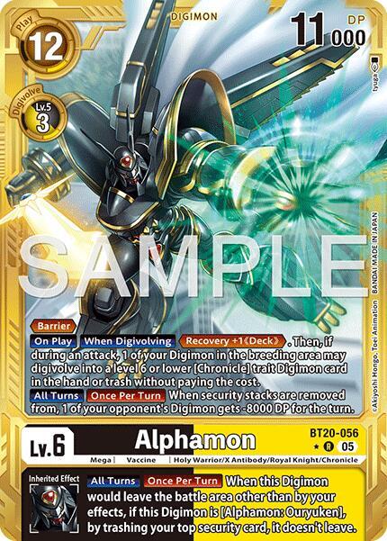 Alphamon (Gold Border) card image