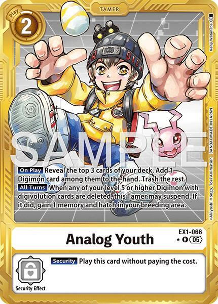 Analog Youth (Gold Border) card image