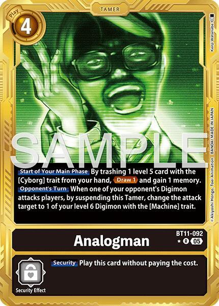 Analogman (Gold Border) card image