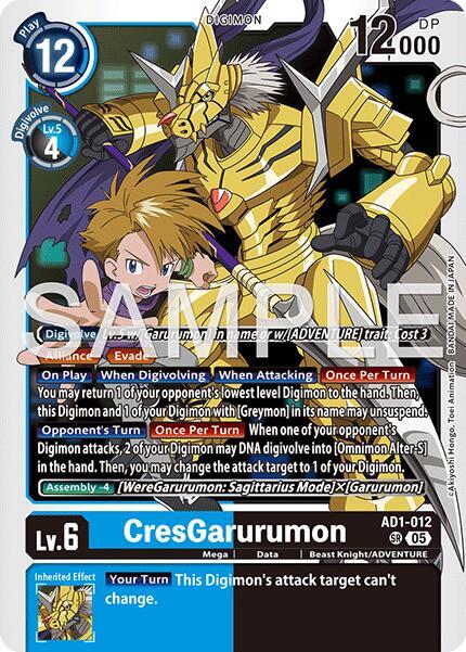 CresGarurumon card image