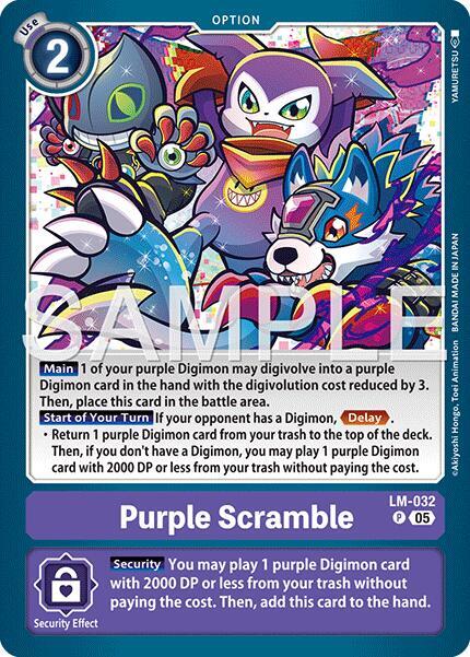 Purple Scramble (Reprint) card image