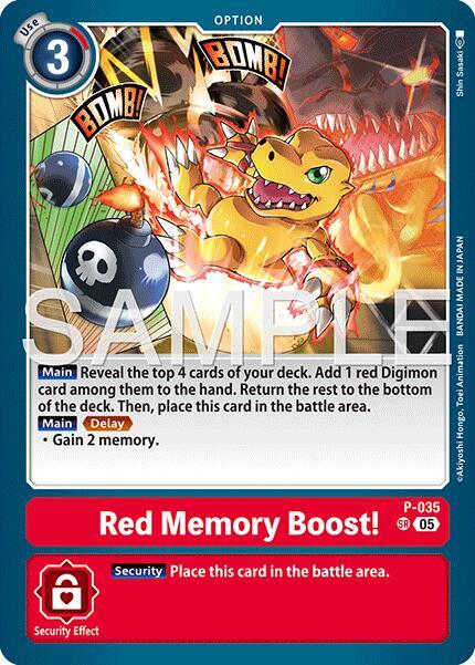 Red Memory Boost! (Reprint) card image