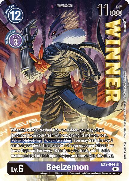 Beelzemon (Beelzemon Cup Store Winner) card image