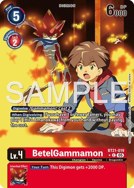 BetelGammamon - BT21-019 (Alternate Art) card image