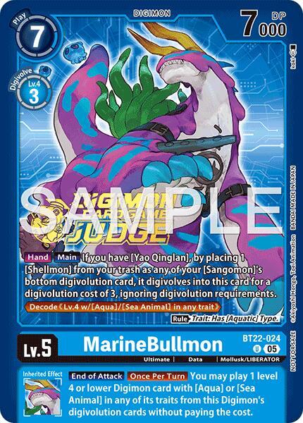 MarineBullmon (Judge Pack 9) card image