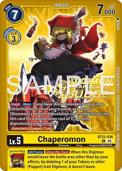 Chaperomon (Judge Pack 9) card image