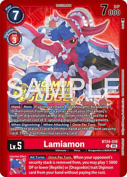 Lamiamon (Judge Pack 9) card image