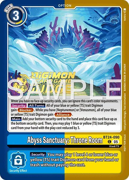 Abyss Sanctuary: Throne Room (Judge Pack 9) card image