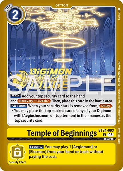Temple of Beginnings (Judge Pack 9) card image