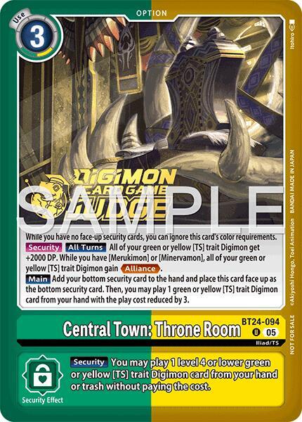 Central Town: Throne Room (Judge Pack 9) card image