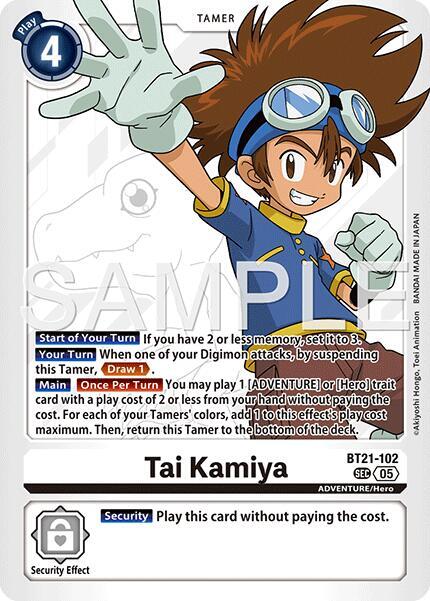 Tai Kamiya - BT21-102 (Reprint) card image