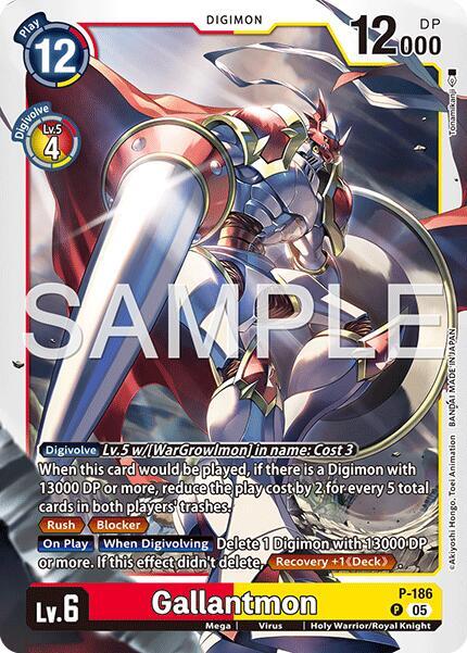 Gallantmon - P-186 (Reprint) card image