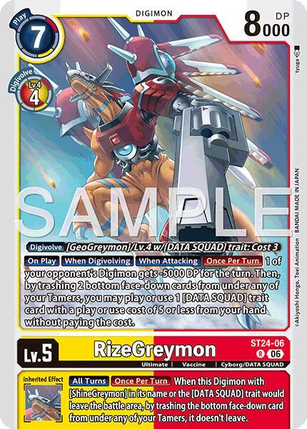 RizeGreymon card image