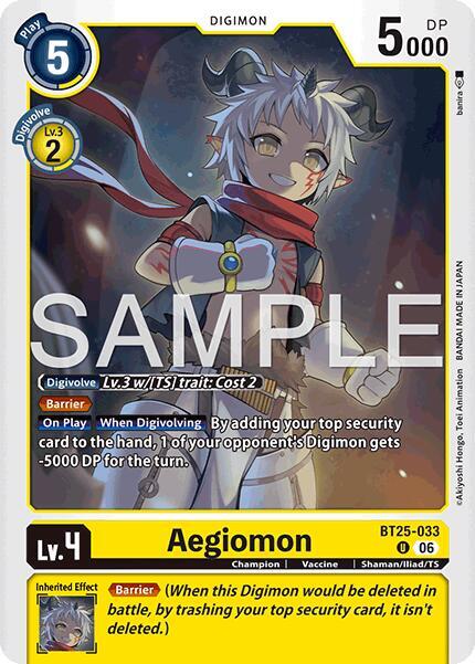 Aegiomon card image