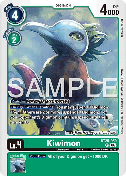 Kiwimon card image