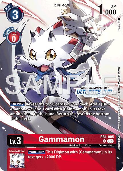 Gammamon - RB1-005 (Ultimate Cup 26-27 Season 1 Top 16) card image
