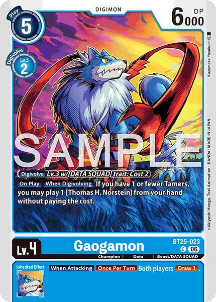 Gaogamon card image