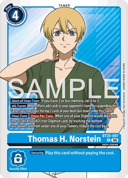 Thomas H. Norstein card image