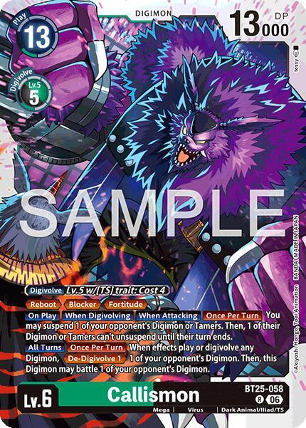 Callismon card image