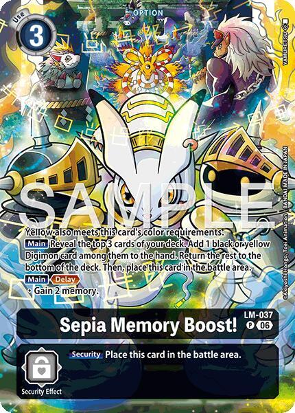 Sepia Memory Boost! (Alternate Art) card image
