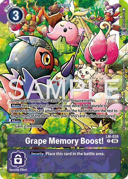 Grape Memory Boost! (Alternate Art) card image