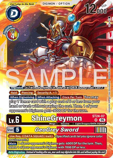 ShineGreymon // GeoGrey Sword card image