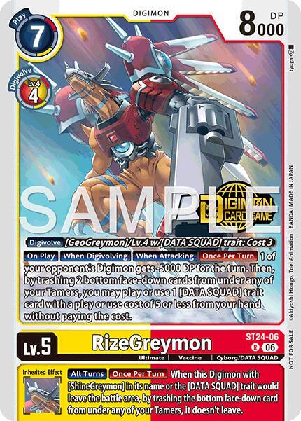 RizeGreymon (Welcome Tamers Pack Vol.2) card image