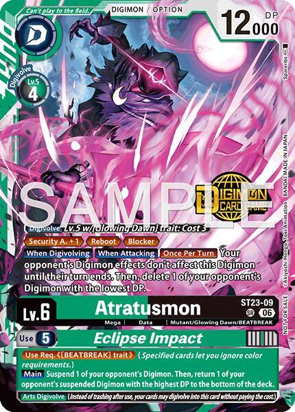 Atratusmon // Eclipse Impact (Welcome Tamers Pack Vol.2) card image