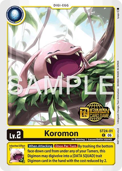 Koromon (Welcome Tamers Pack Vol.2) card image
