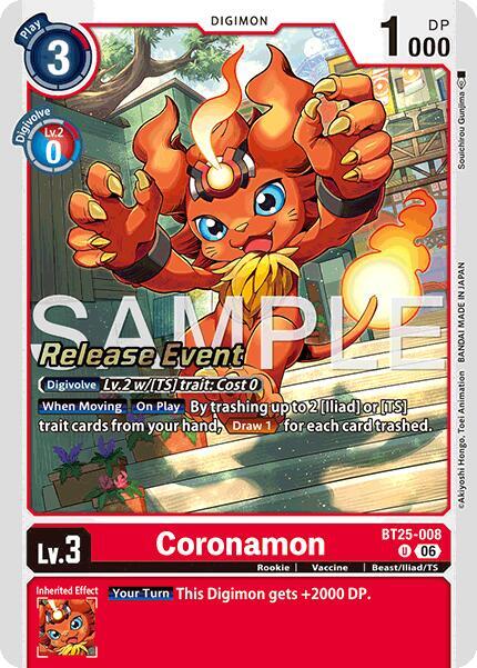 Coronamon card image