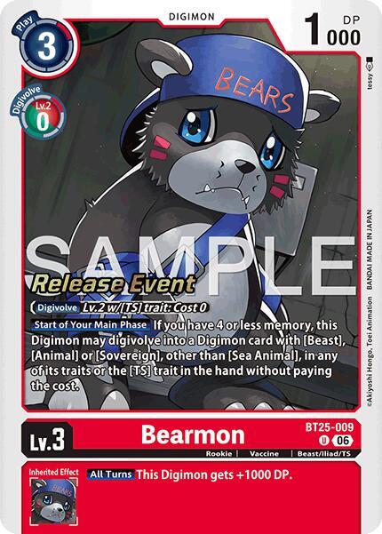 Bearmon - BT25-009 card image