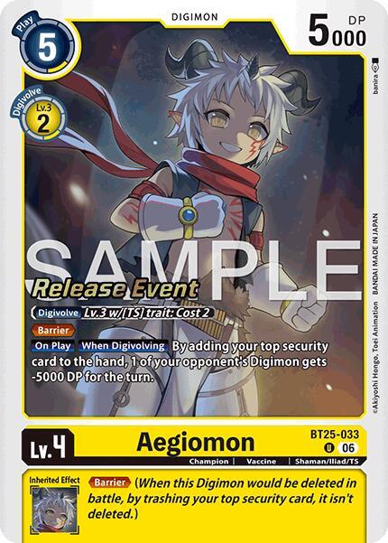 Aegiomon card image
