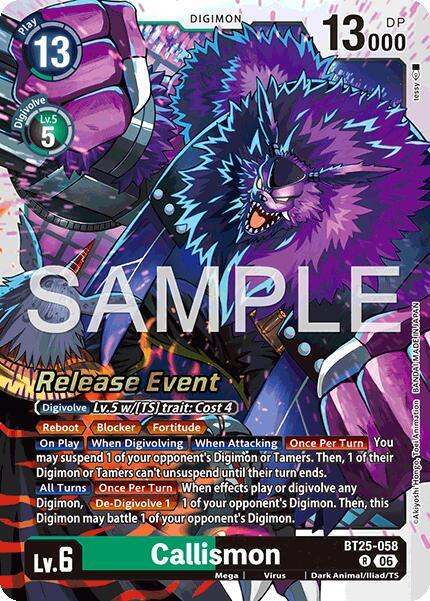 Callismon card image