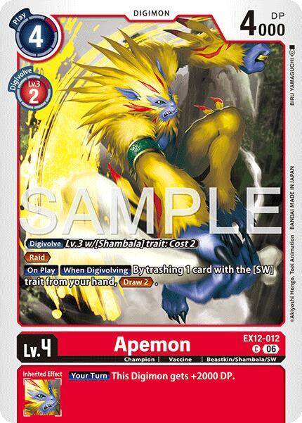 Apemon card image