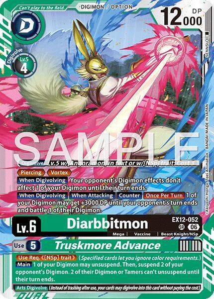 Diarbbitmon // Truskmore Advance card image