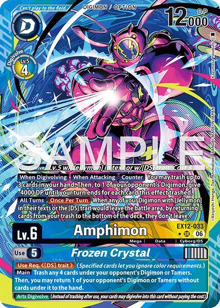 Amphimon // Frozen Crystal (Alternate Art) card image