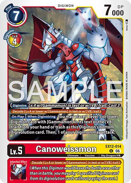 Canoweissmon card image