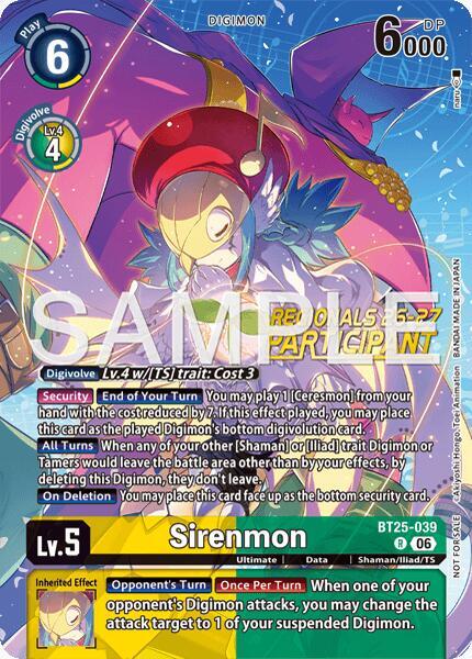 Sirenmon (Regionals 26-27 Season 2 Participant) card image
