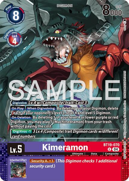Kimeramon - BT19-070 (Event Pack 10) card image