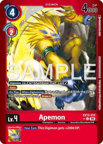 Apemon (Limited Foil) card image