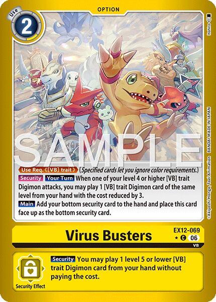 Virus Busters (Limited Foil) card image