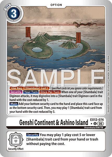 Genshi Continent & Ashino Island (Limited Foil) card image